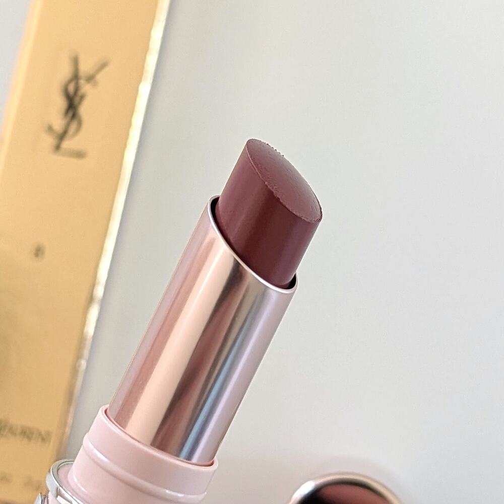 YSL Lovenude Lip Blusher Lipstick 8 Mauve Haze 0.1 oz (full size)